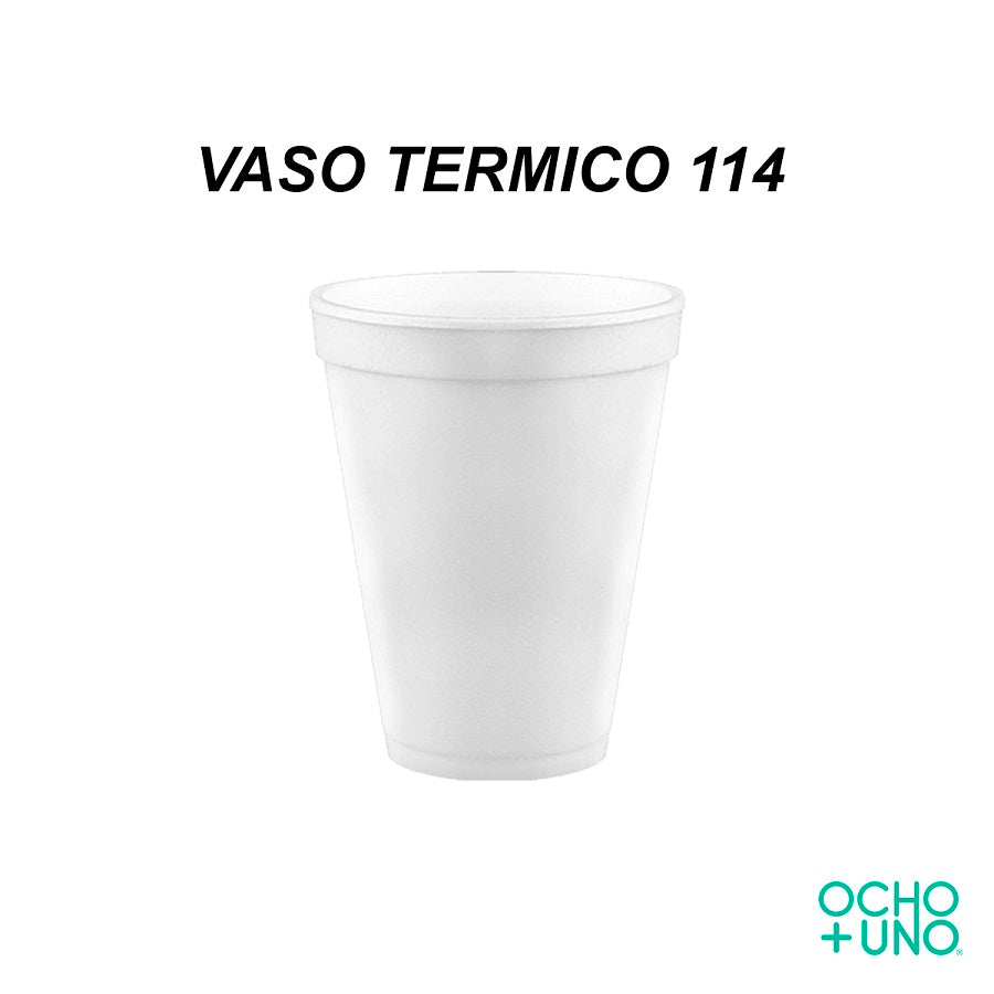VASO TERMICO 114 CONVERMEX CARTON C/500 PZAS