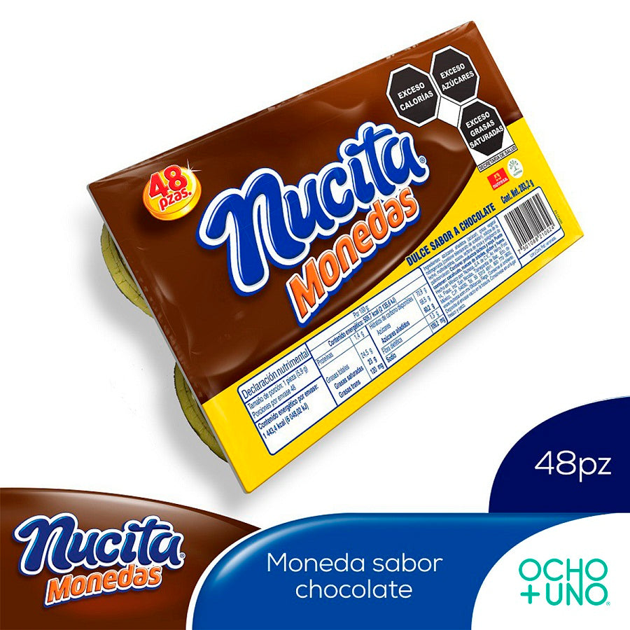 MONEDA DE CHOCOLATE NUTRESA C/48 PZAS