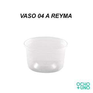 VASO 04 A REYMA (ANCHO) CARTON C/1000 PZAS
