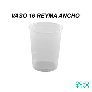 VASO 16 REYMA ANCHO CARTON C/1000 PZAS