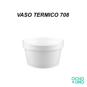 VASO TERMICO 708 CONVERMEX C/25 PZAS