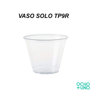 VASO SOLO TP9R (ANCHO) C/50 PZAS