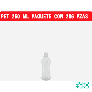 PET SIN TAPA 1/4 C/286 PZAS
