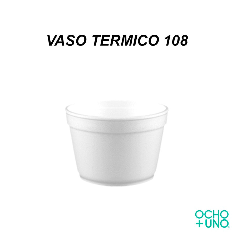 VASO TERMICO 108 CONVERMEX CARTON C/1000 PZAS