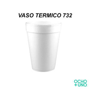 VASO TERMICO 732 CONVERMEX PARA 1 LITRO C/15 PZAS