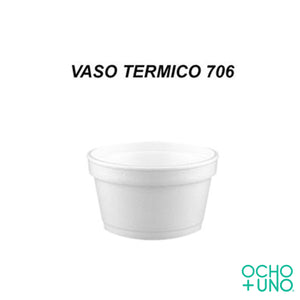VASO TERMICO 706 CONVERMEX CARTON C/1000 PZAS